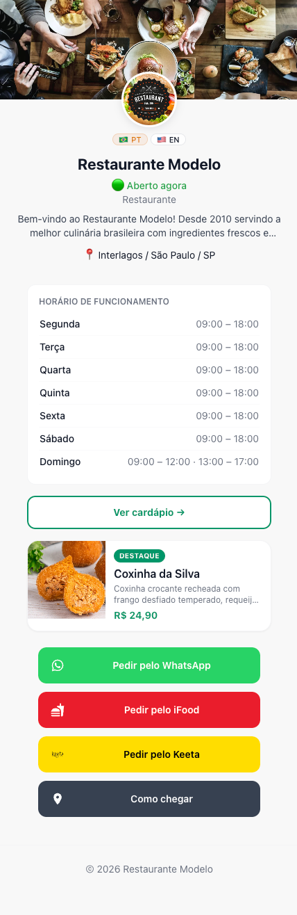 Modelo de página crdp.io