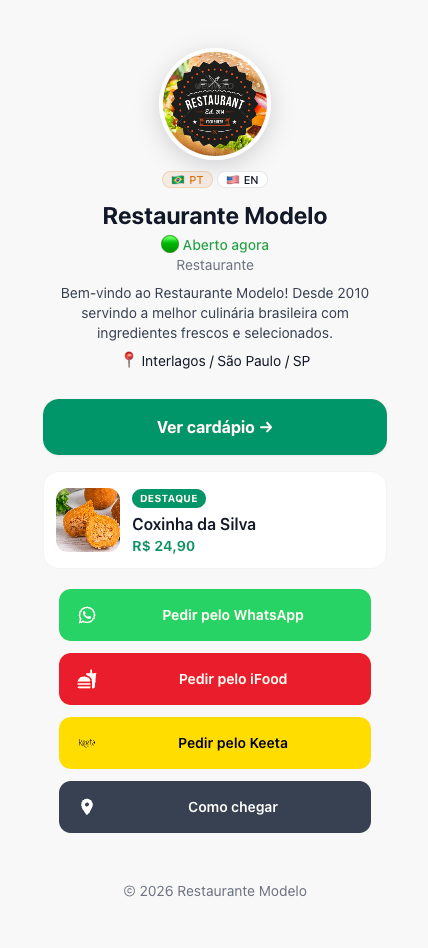 Modelo de página crdp.io